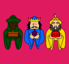 Dibujo Los Reyes Magos 4 pintado por FRAN_KIE