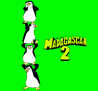 Dibujo Madagascar 2 Pingüinos pintado por virgilio