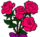 Dibujo Ramo de rosas pintado por FRAN_KIE