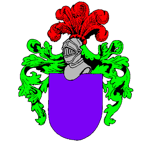 Escudo de armas y casco