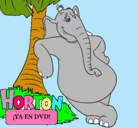 Dibujo Horton pintado por reilis