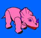 Dibujo Triceratops II pintado por eini