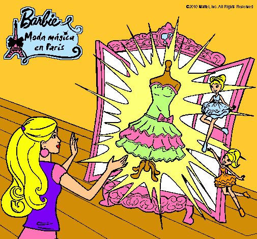 El vestido mágico de Barbie