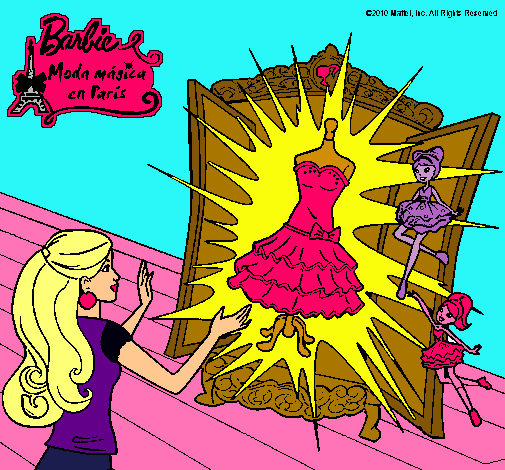 El vestido mágico de Barbie