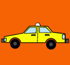 Dibujo Taxi pintado por tosu