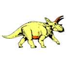 Dibujo Triceratops pintado por Diegogo