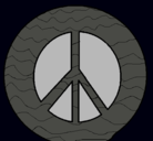Dibujo Símbolo de la paz pintado por manueln