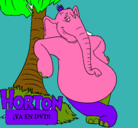 Dibujo Horton pintado por juisa