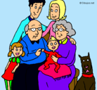 Dibujo Familia pintado por Prixe2