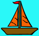 Dibujo Barco velero pintado por Camilita