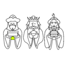 Dibujo Los Reyes Magos 4 pintado por marco2