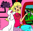 Dibujo Barbie llega a París pintado por ALIBER