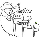Dibujo Los Reyes Magos 3 pintado por marco3