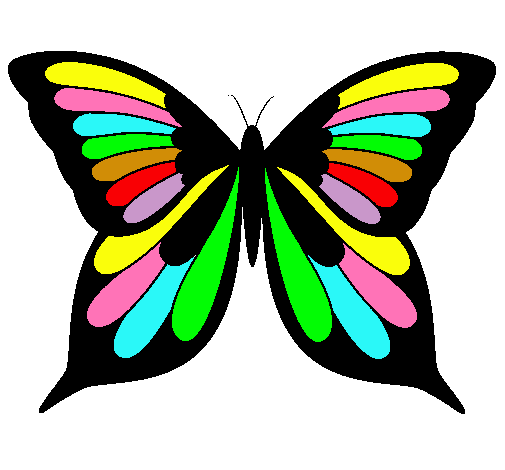 Dibujo Mariposa pintado por yuny