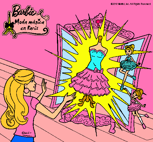 El vestido mágico de Barbie