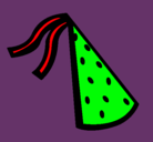 Dibujo Sombrero de cumpleaños pintado por pupuchi