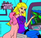 Dibujo Barbie llega a París pintado por -esperensa