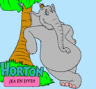 Dibujo Horton pintado por polela