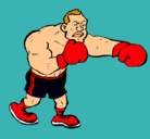 Dibujo Boxeador pintado por lauti