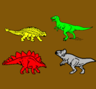 Dibujo Dinosaurios de tierra pintado por KOKO