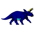 Dibujo Triceratops pintado por anthony73