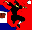 Dibujo Ninja II pintado por Daniel-Ninja-Ja