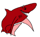 Dibujo Tiburón alegre pintado por bauty25