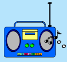 Dibujo Radio cassette 2 pintado por davosithoo