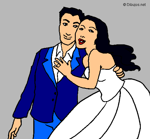 Dibujo Marido y mujer pintado por MariaG