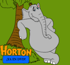 Dibujo Horton pintado por sixa