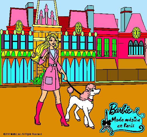 Barbie y su perrita