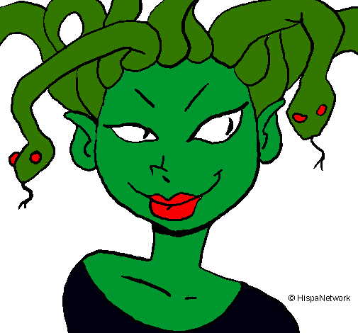 Mujer medusa