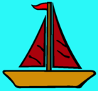 Dibujo Barco velero pintado por raul