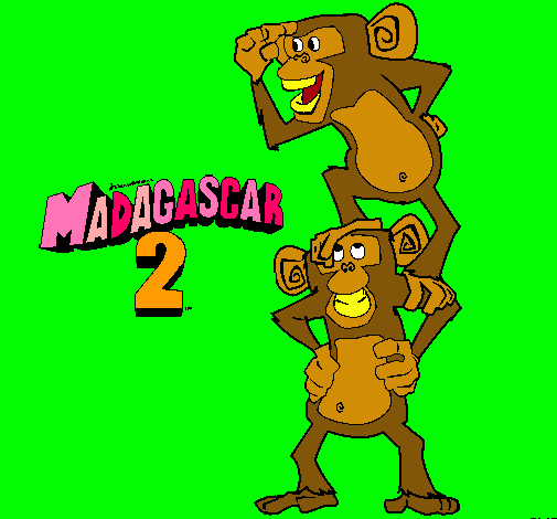 Madagascar 2 Manson y Phil