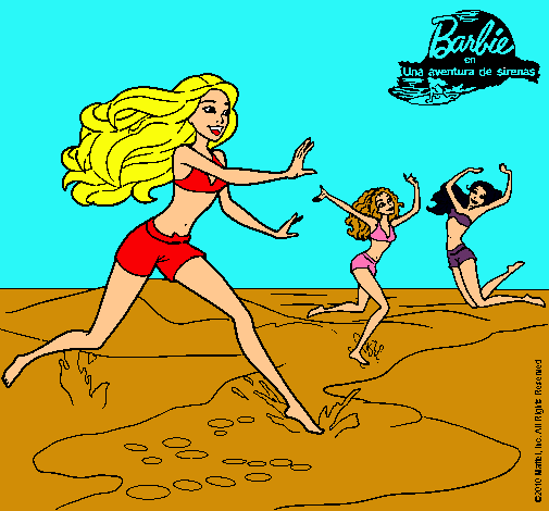 Barbie de regreso a la playa