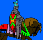 Dibujo Caballero a caballo pintado por htyuyyygh