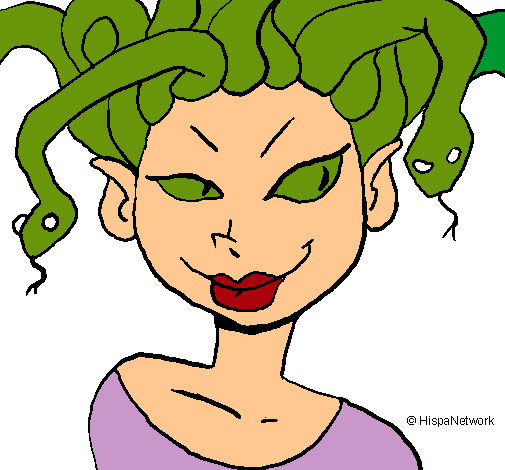 Mujer medusa