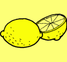 Dibujo limón pintado por davixo