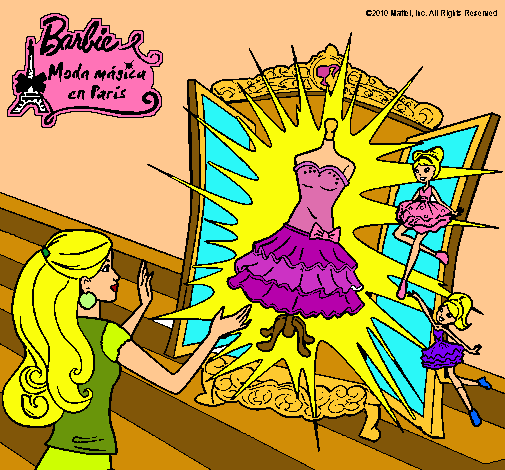 El vestido mágico de Barbie