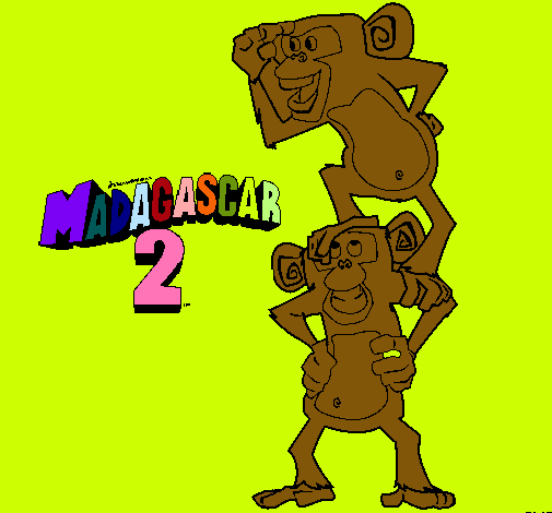 Madagascar 2 Manson y Phil