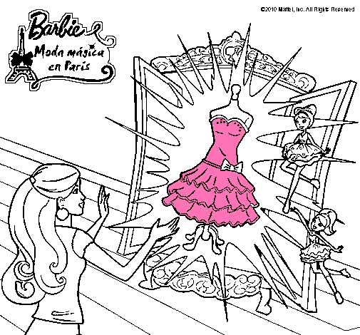 El vestido mágico de Barbie