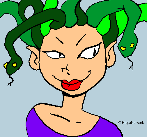 Mujer medusa