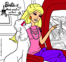 Dibujo Barbie llega a París pintado por marta4