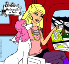 Dibujo Barbie llega a París pintado por antoneya
