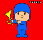 Dibujo Pocoyó pintado por pocoyo