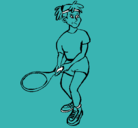Dibujo Chica tenista pintado por jsxplen