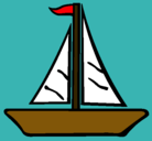 Dibujo Barco velero pintado por zibo