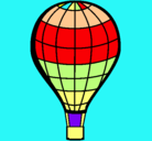 Dibujo Globo aerostático pintado por VI-LLA4