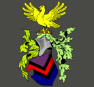 Dibujo Escudo de armas y aguila  pintado por juanpedro