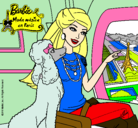 Dibujo Barbie llega a París pintado por vetelarocafi